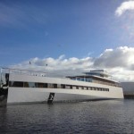 Steve Jobs’ yacht makes its first appearance (2 Pictures + Clip)