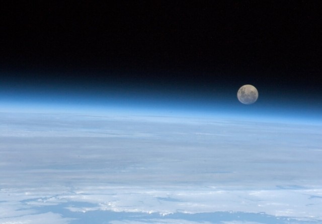 "Full Moon rising. So near, and yet ..." - Chris Hadfield